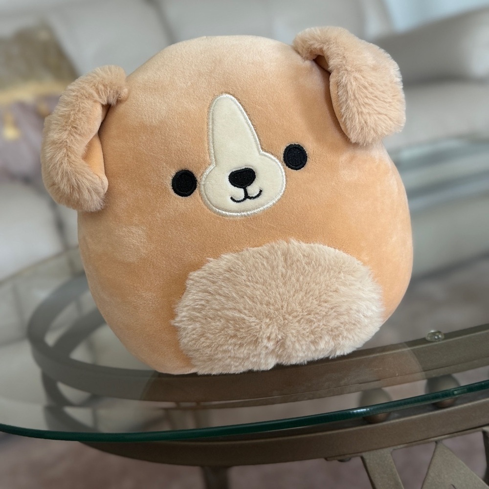 Plush Kids Toy - Tan & Cream.